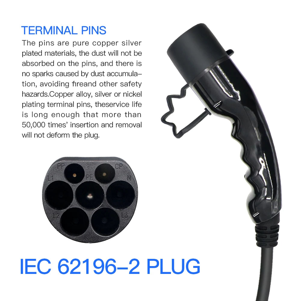 10m ev charging cable