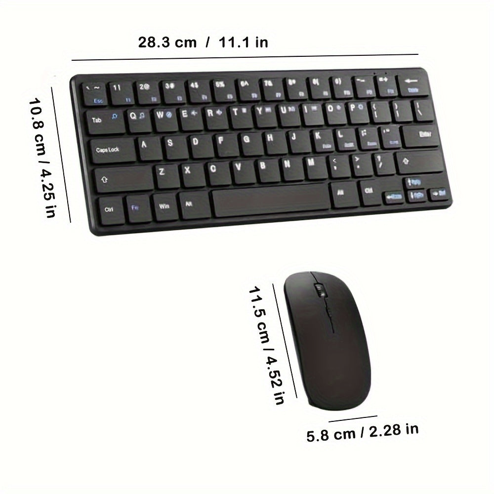 2.4G Wireless Keyboard Mouse Set Portable