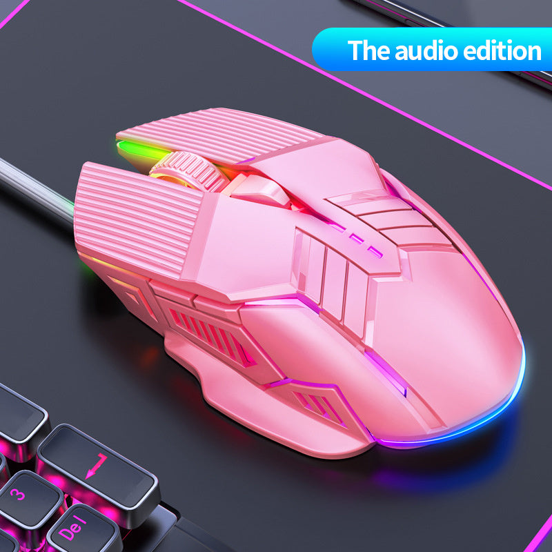 RGB Light Up Wired Gaming Mouse - Silent & Universal for Desktop, Laptop & Office - Digital Edges | Online Electronics Store