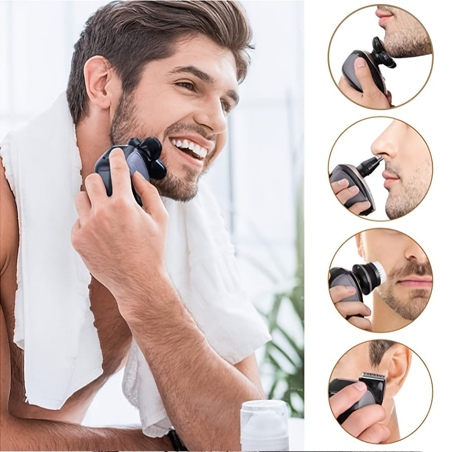Ultimate Electric Head Shaver - Cordless, Rechargeable, Waterproof with Rotary Blades, Clippers, Nose Trimmer, Massager - USB Charging - Digital Edges | Online Electronics Store