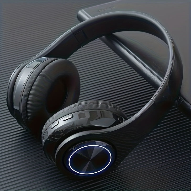 B39 Light Emitting Wireless Headphones: Colorful LED Lights, FM, SD Card Slot, Wired For School, Tablet, PC, TV, Cellphones & Travel - Perfect Gift For Birthday, Easter & Boy/Girlfriends! - Digital Edges | Online Electronics Store