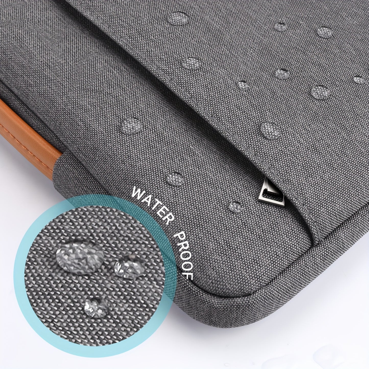 Laptop Sleeve Case For 13 14 15 40.64 Cm MacBook, Lenovo Think book, ThinkPad, Idea pad, Huawei Matebook, HP Dell Acer, Splashproof Soft Lining Corner Protection Carry Bag For Work And School With Pocket And Retractable Handle,Dark Grey - Digital Edges | Online Electronics Store