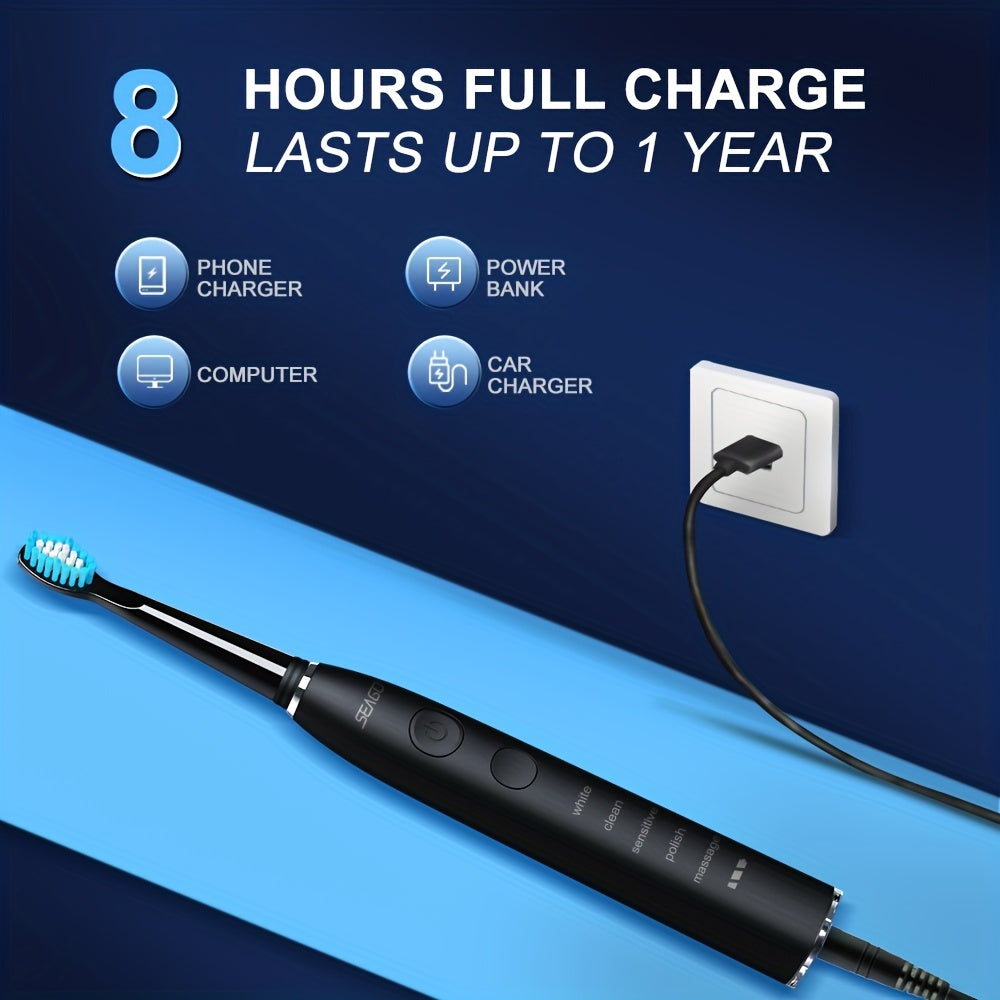 Sonic Electric Toothbrush, Charging Model Sonic Fully Automatic Long Battery Life - Digital Edges | Online Electronics Store
