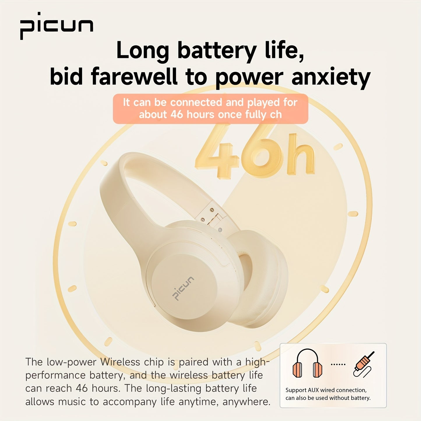 Picun B-01 Wireless Headset Headset E-sports Gaming Headset For Computer Phone Tablet Long Battery Life Holiday Gifts Women/Kids/Children/Men/Adults - Digital Edges | Online Electronics Store