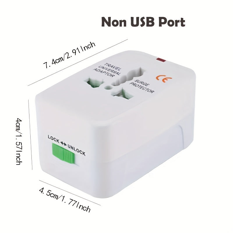All-in-One Universal Plug Adapter - Worldwide Power Converter - Digital Edges | Online Electronics Store