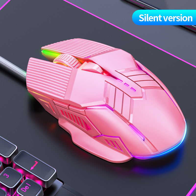 RGB Light Up Wired Gaming Mouse - Silent & Universal for Desktop, Laptop & Office - Digital Edges | Online Electronics Store