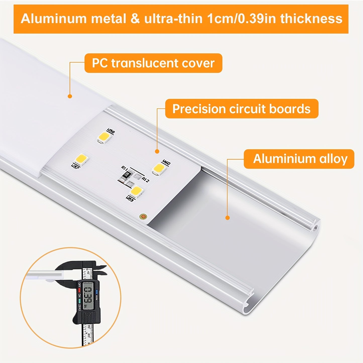 1pc LED Motion Sensor Cabinet Light, Under Counter Closet Lighting - Digital Edges | Online Electronics Store