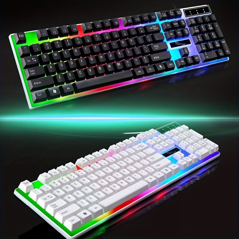 G21 Gaming Keyboard, USB Wired Keyboard With RGB Backlit Gaming Keyboard Waterproof For PC Computer , mouse - Digital Edges | Online Electronics Store