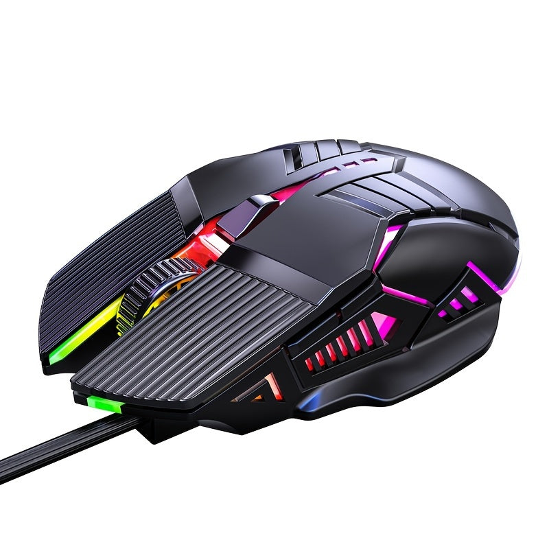 RGB Light Up Wired Gaming Mouse - Silent & Universal for Desktop, Laptop & Office - Digital Edges | Online Electronics Store
