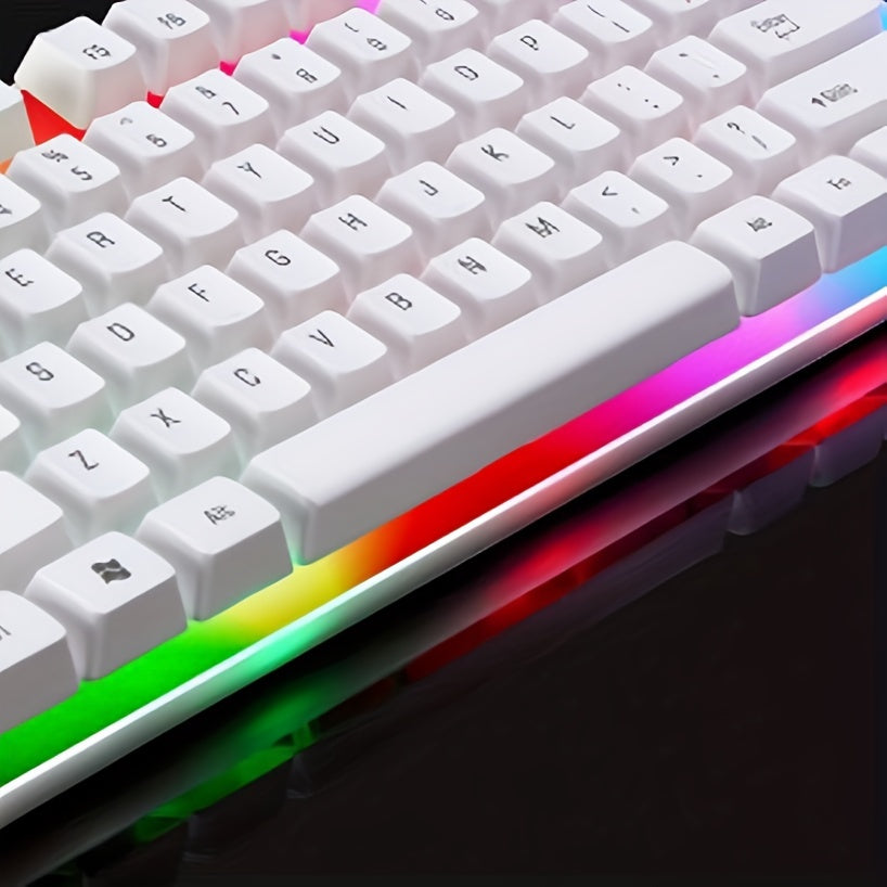 G21 Gaming Keyboard, USB Wired Keyboard With RGB Backlit Gaming Keyboard Waterproof For PC Computer , mouse - Digital Edges | Online Electronics Store