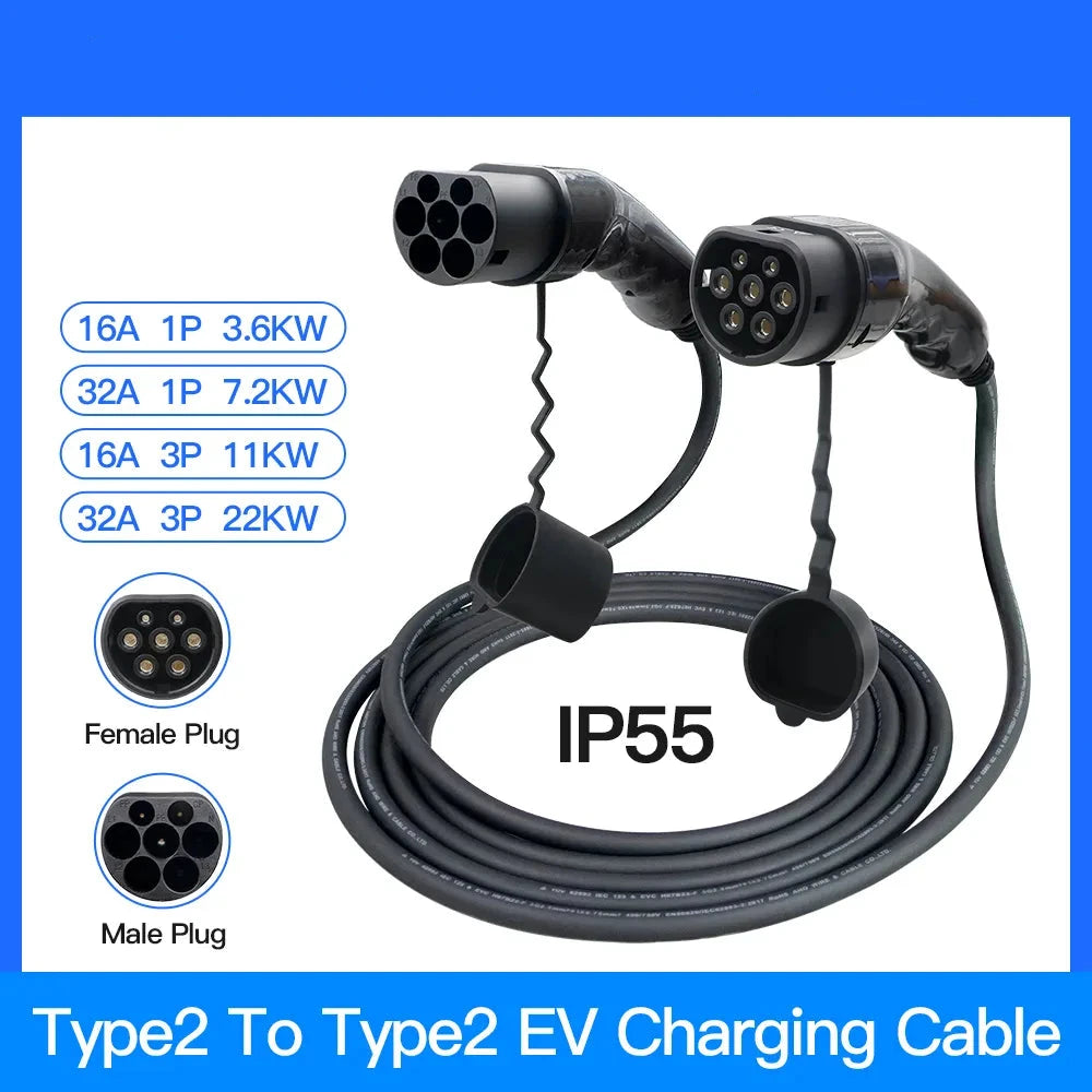 Ev charging cable type 2