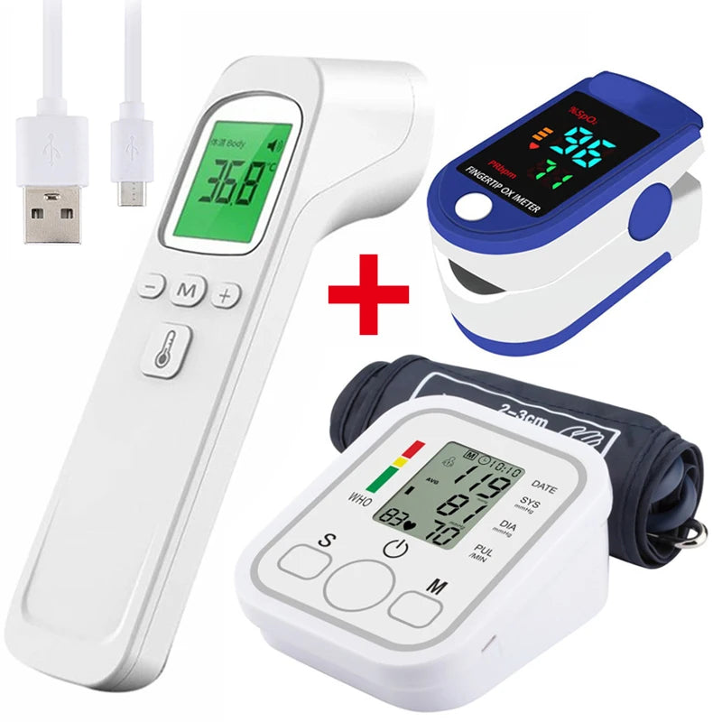 Hemato manometer Digital Wrist Monitors Pulse Heart Beat Rate Meter Device Medical Equipment Sphygmomanometer With USB Cable - Digital Edges | Online Electronics Store