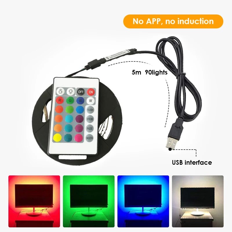 Wi-Fi Tv Led Backlight Rgb Tape Screen Color Sync Led Strip Light