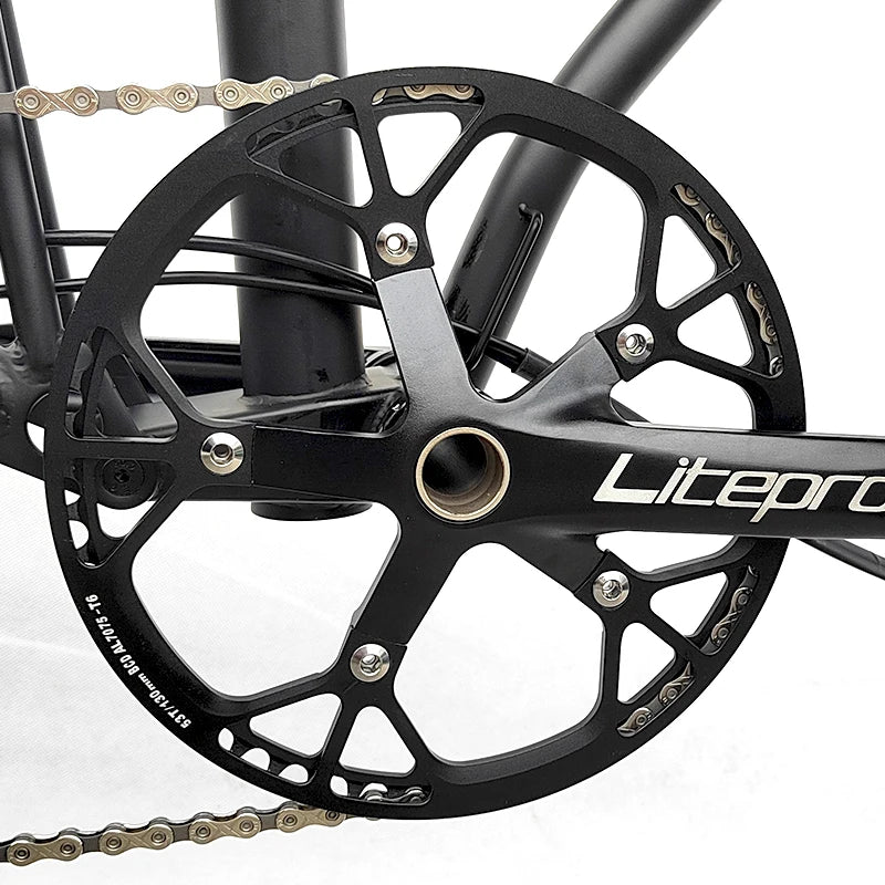16 Inch External 7 Speed Dual C-Brake Folding bicycle 53T Crankset 349 Wheel Small Folding City Bicycle