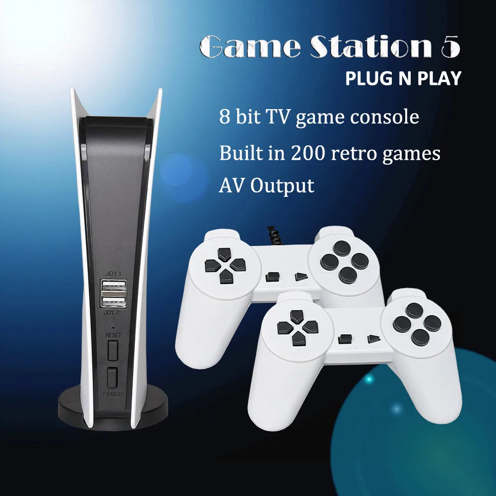 Game Station 5 Video Game Console With 200 Classic Games 8 Bit GS5 TV Consola Retro USB AV Output