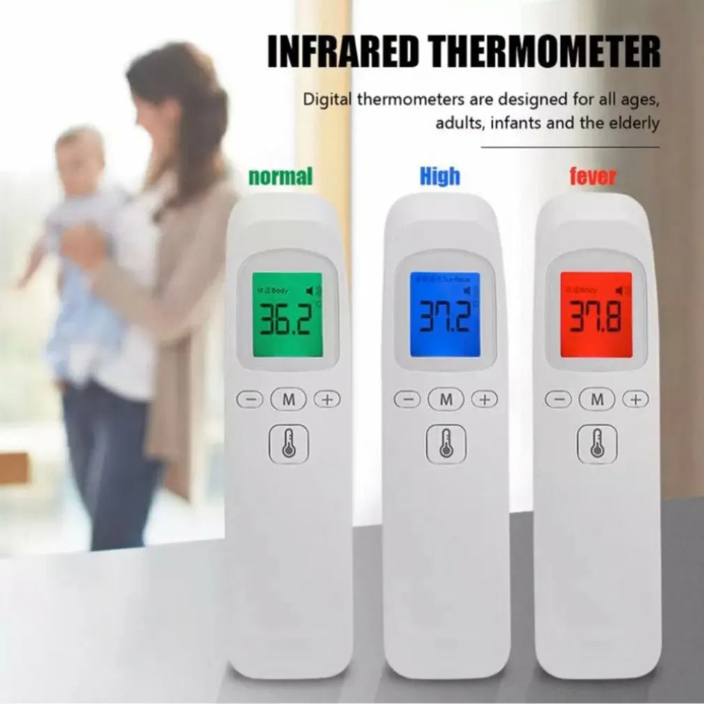 Medical Household Infrared Forehead Digital Adult Non-contact Laser Thermometer LCD Baby Adult Fever Infant Body Ear - Digital Edges | Online Electronics Store