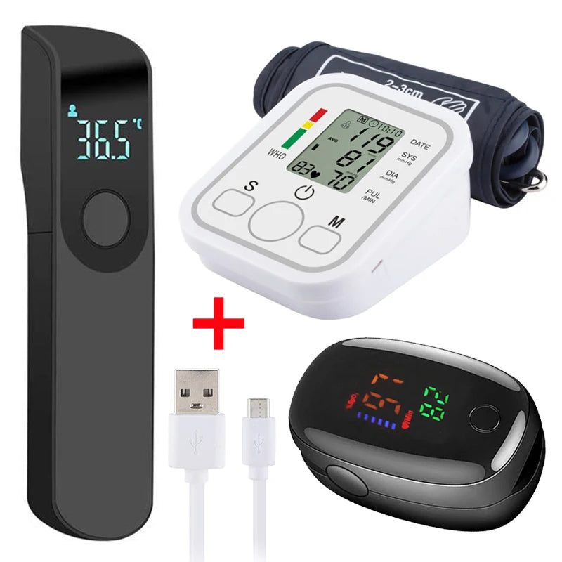 Hemato manometer Digital Wrist Monitors Pulse Heart Beat Rate Meter Device Medical Equipment Sphygmomanometer With USB Cable - Digital Edges | Online Electronics Store