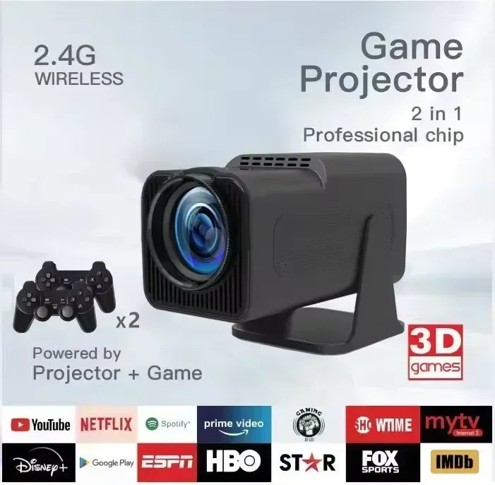 HY320MAX High Quality 400 ANSI Projector Enhances Your Gaming Experience with180°Rotation for Ultimate Visual Experience