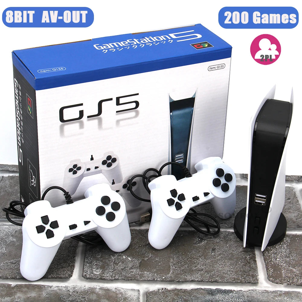 Game Station 5 Video Game Console With 200 Classic Games 8 Bit GS5 TV Consola Retro USB AV Output