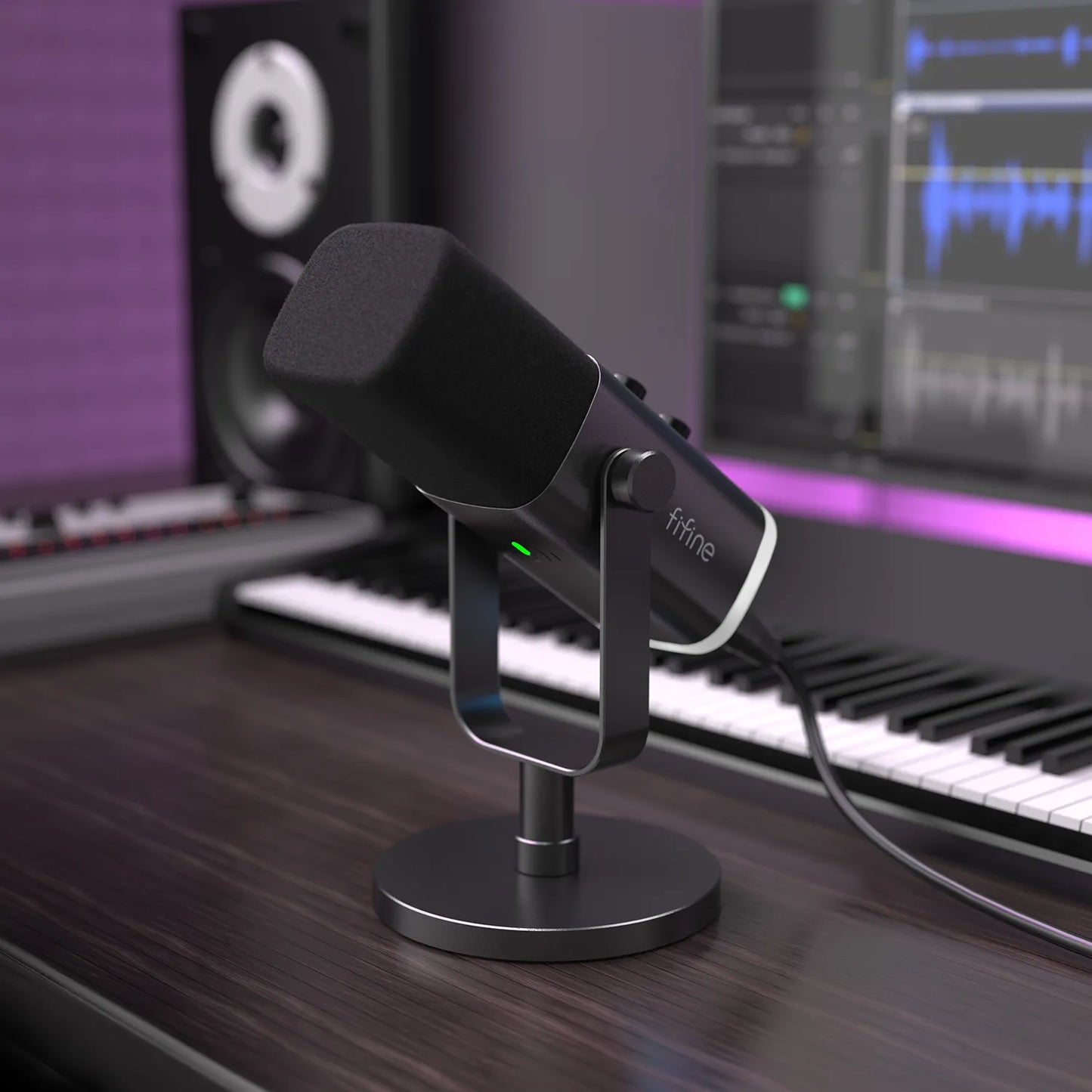 USB/XLR Dynamic Microphone with Touch Mute Button, Headphone jack, I/O Controls, for PC PS5/4 mixer,Gaming MIC Ampligame AM8 - Digital Edges | Online Electronics Store