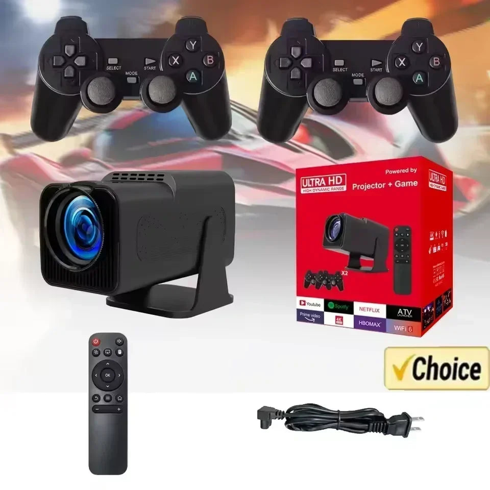 HY320MAX High Quality 400 ANSI Projector Enhances Your Gaming Experience with180°Rotation for Ultimate Visual Experience