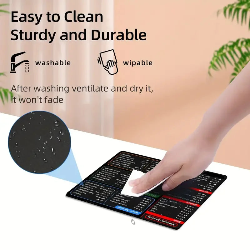 Pc Mousepad Simple Windows Shortcut Key Mouse Pad Office Software Office Word Excel PPT Shortcuts Small Laptop Mouse mat