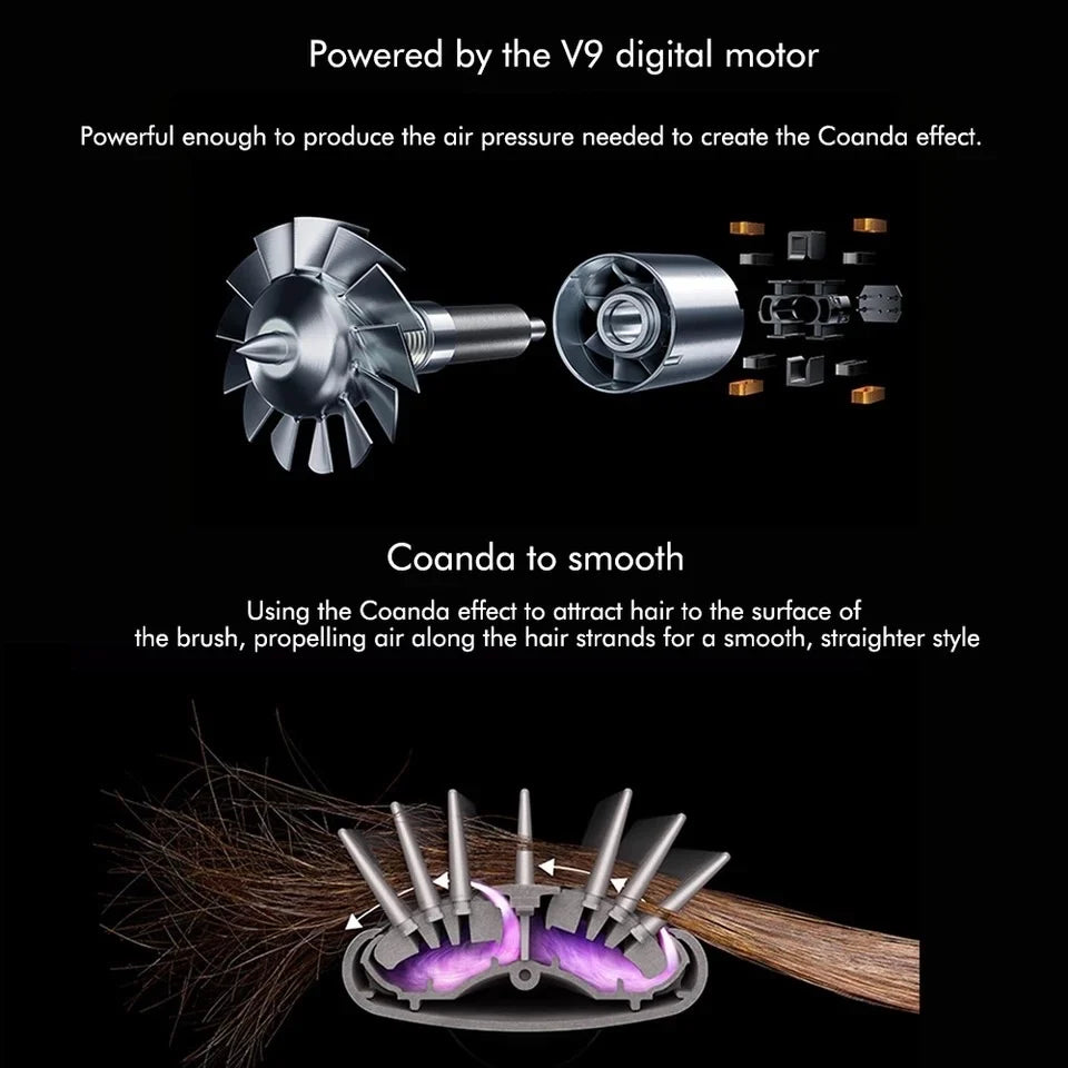 New Hair Dryer Multi Hair Styler 5 in1 Curling Iron Hair Straightener With Hair Brush Hairdryer For Hair Dryer Hair Multi Styler - Digital Edges | Online Electronics Store