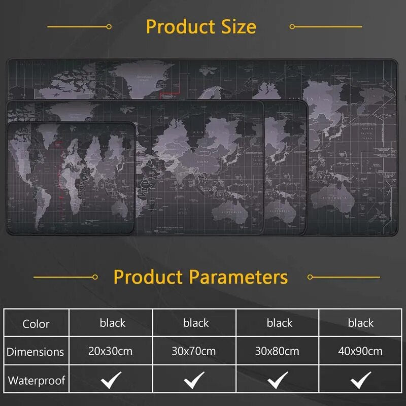 Escape from Tarkov Gaming Large Mouse Pad 900X400 Xxl Mousepad Desk Mat Desktop Accessories Gamer Map Mouse Mat HD Print Smooth - Digital Edges | Online Electronics Store