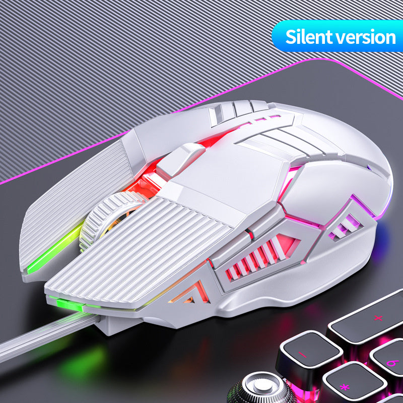 RGB Light Up Wired Gaming Mouse - Silent & Universal for Desktop, Laptop & Office - Digital Edges | Online Electronics Store