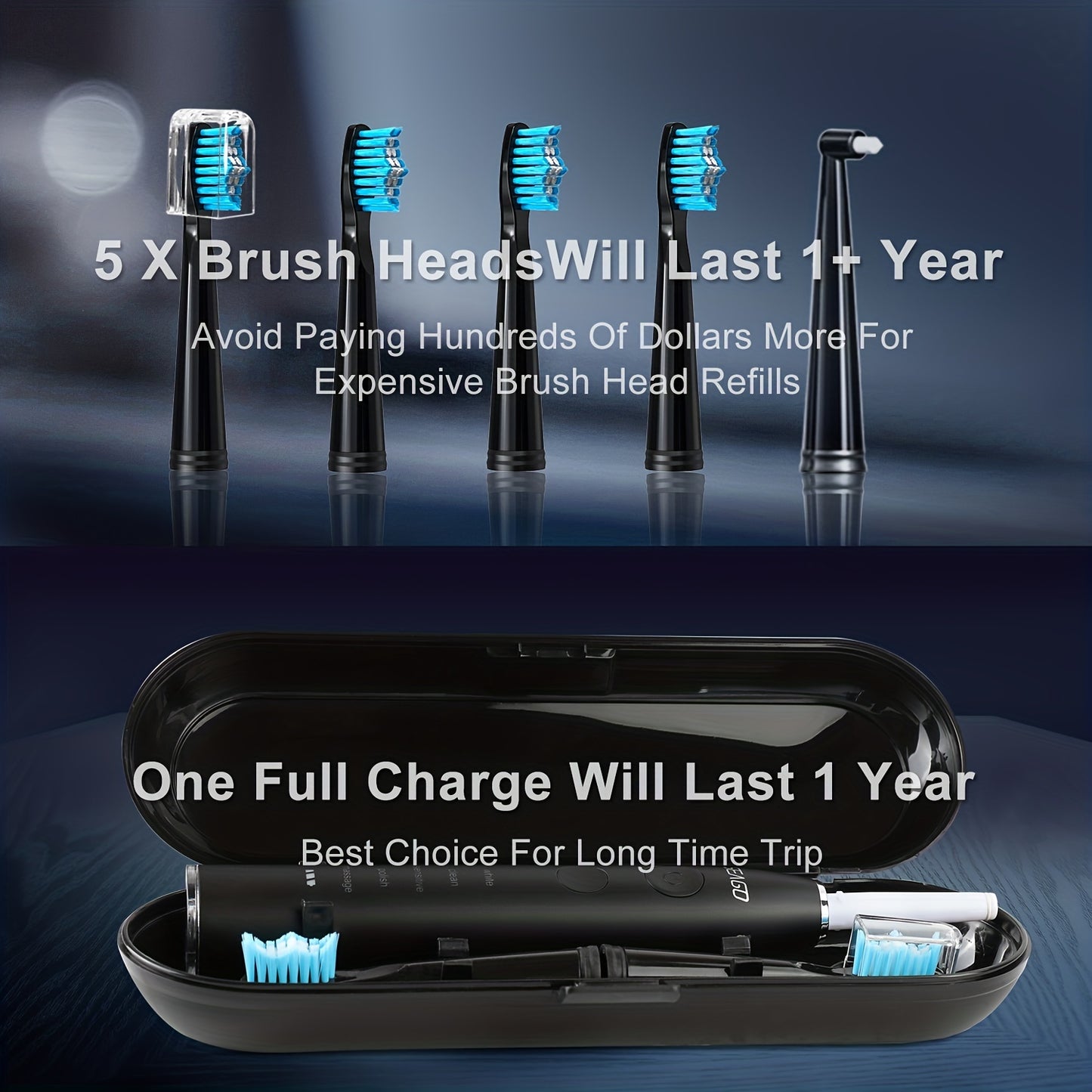 Sonic Electric Toothbrush, Charging Model Sonic Fully Automatic Long Battery Life - Digital Edges | Online Electronics Store