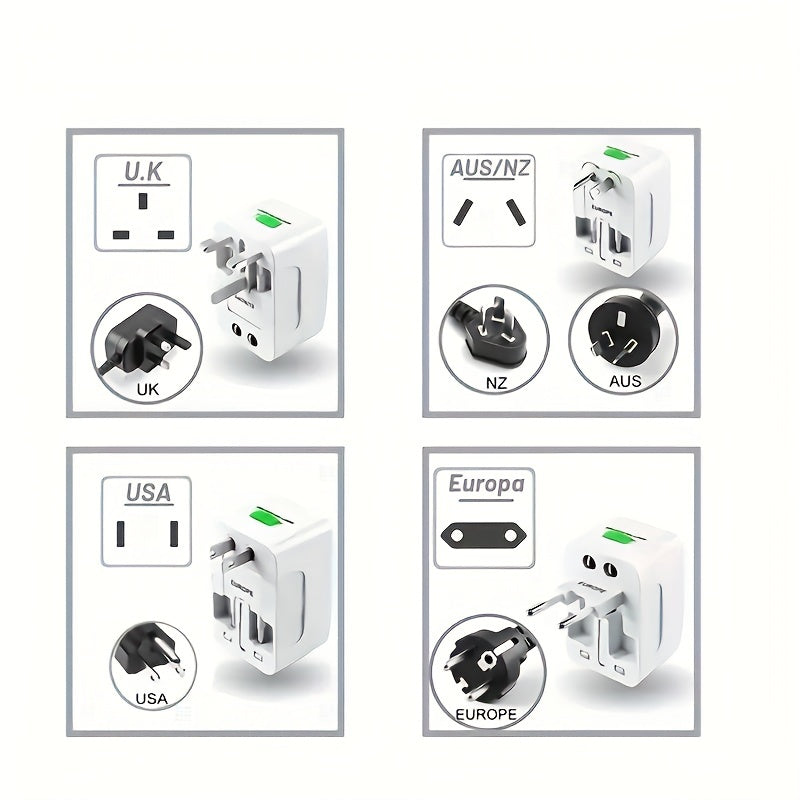 All-in-One Universal Plug Adapter - Worldwide Power Converter - Digital Edges | Online Electronics Store