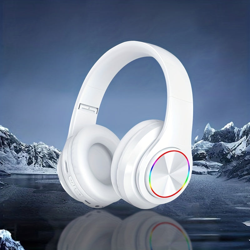 B39 Light Emitting Wireless Headphones: Colorful LED Lights, FM, SD Card Slot, Wired For School, Tablet, PC, TV, Cellphones & Travel - Perfect Gift For Birthday, Easter & Boy/Girlfriends! - Digital Edges | Online Electronics Store