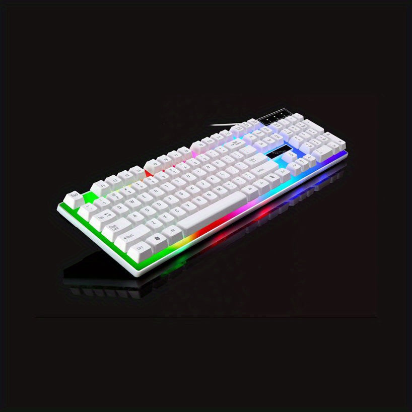 G21 Gaming Keyboard, USB Wired Keyboard With RGB Backlit Gaming Keyboard Waterproof For PC Computer , mouse - Digital Edges | Online Electronics Store