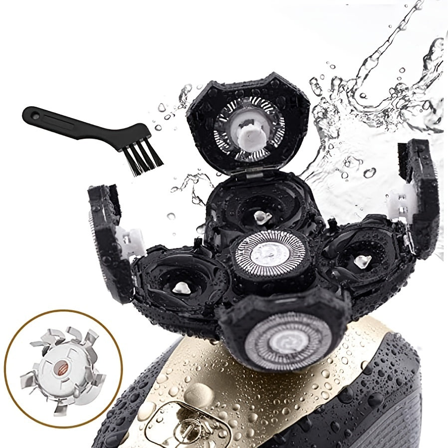 Ultimate Electric Head Shaver - Cordless, Rechargeable, Waterproof with Rotary Blades, Clippers, Nose Trimmer, Massager - USB Charging - Digital Edges | Online Electronics Store