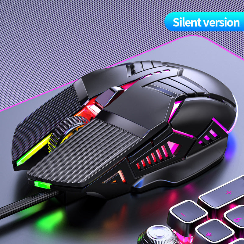 RGB Light Up Wired Gaming Mouse - Silent & Universal for Desktop, Laptop & Office - Digital Edges | Online Electronics Store