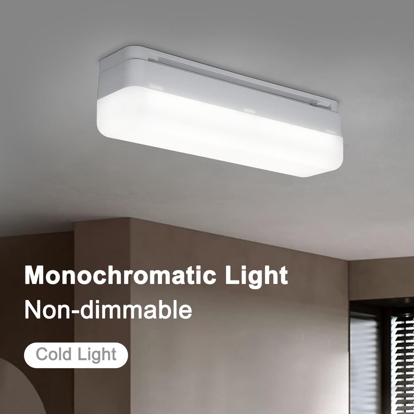 LED Ceiling Light Cold Light, Modern LED Ceiling Light, Monochromatic Light Non-dimmable, For Living Room/Bedroom/Dining Room/Office Multiple Sizes, DH-CX-18W-SQ-30K-M - Digital Edges | Online Electronics Store