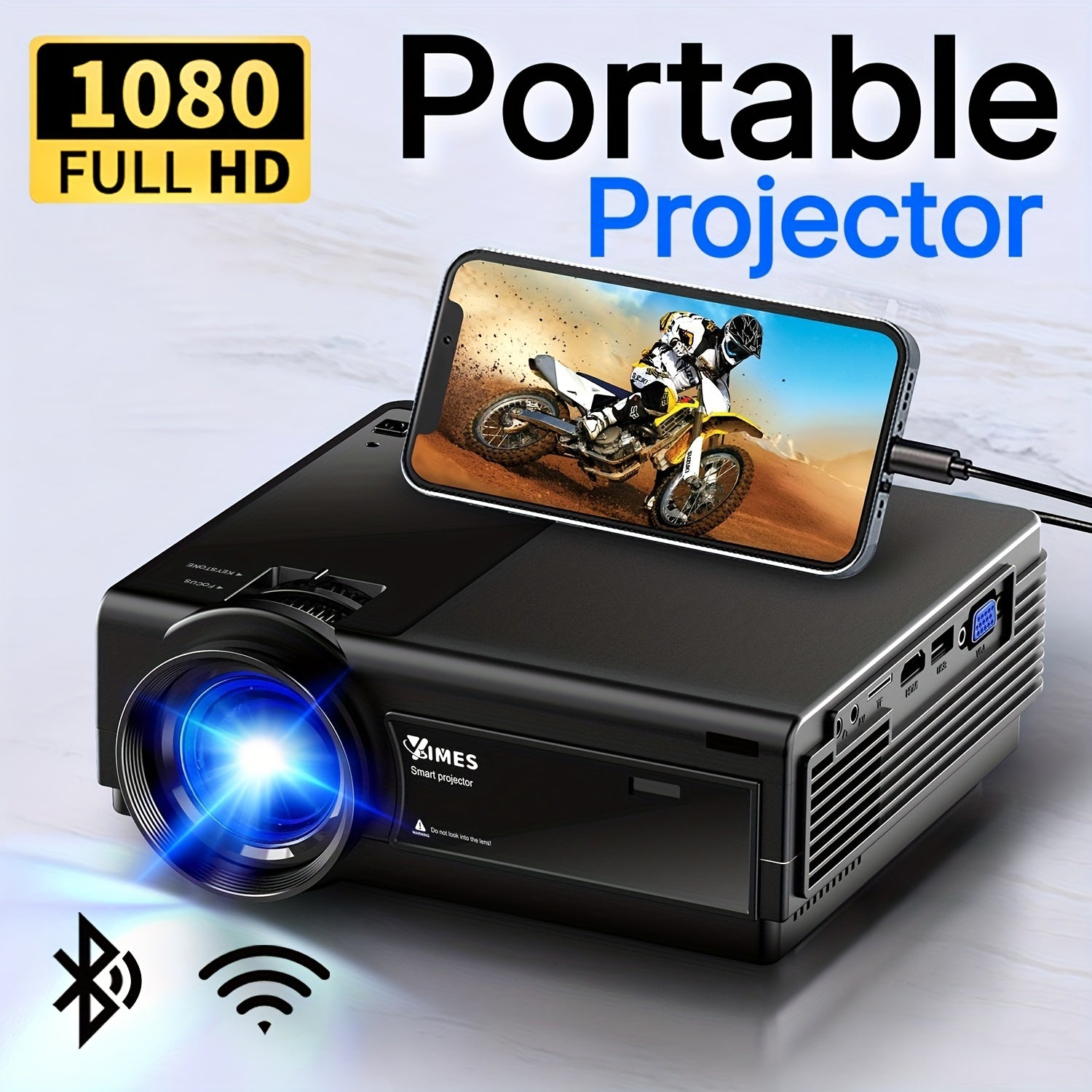 Movie Projector HD Outdoor hot Projector 1080P