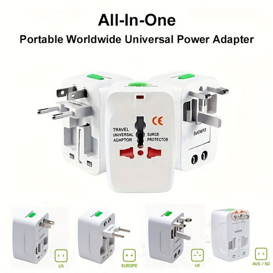All-in-One Universal Plug Adapter - Worldwide Power Converter - Digital Edges | Online Electronics Store