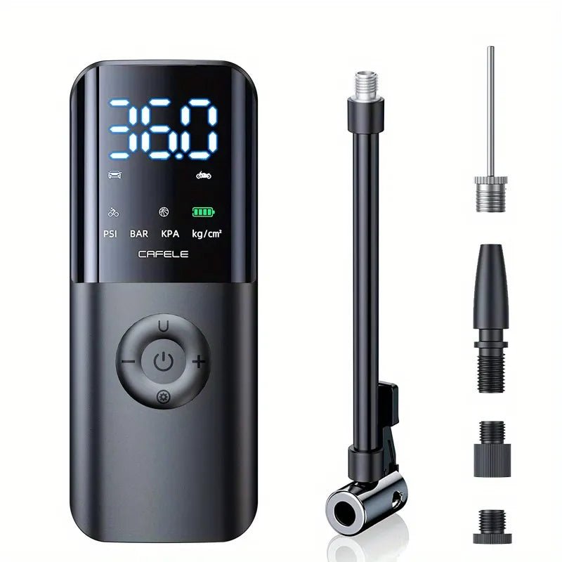 Best Air Compressor for Car Tires | CAFELE 12V-Electric Air Pump Wireless - Digital Edges | Online Electronics Store