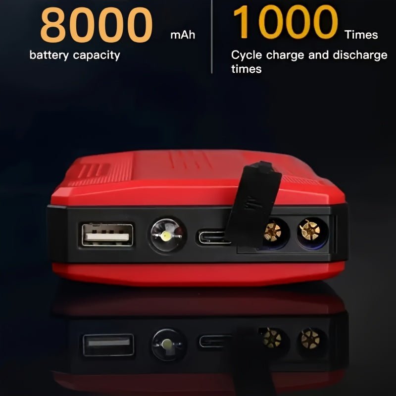 Best Car Jump Starter | Battery Power Bank For 8000mah Portable-12V - Digital Edges | Online Electronics Store