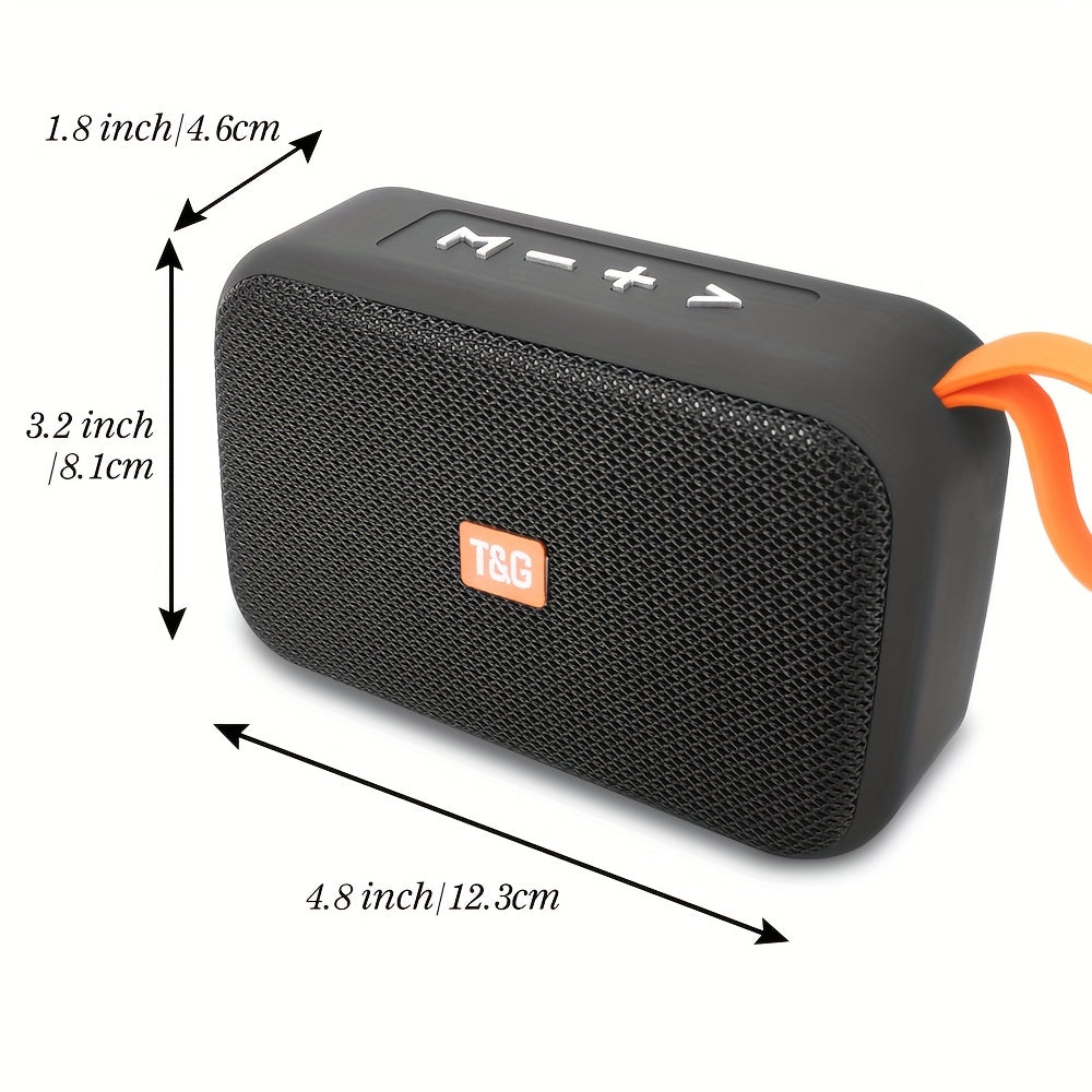 T&G506 Mini Wireless Speaker Portable BT 5.0 Outdoor Speaker 3W Built-in Mic Hands-free 400mAh Battery Waterproof Loudspeaker Support TF Card SD Aux - Digital Edges | Online Electronics Store