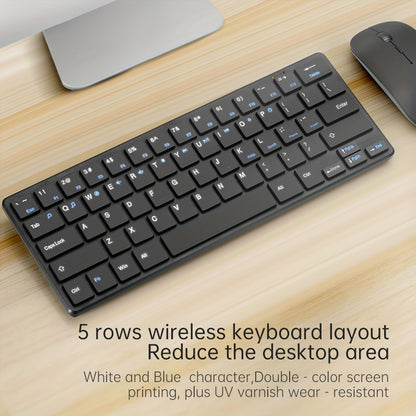 2.4G Wireless Keyboard Mouse Set Portable 