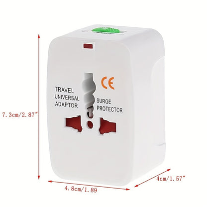 All In One Travel Wall Charger Plug Adapter (Smart High Speed 2 USB Charging Ports) USA EU UK France Italy Australia India Outlets - Digital Edges | Online Electronics Store