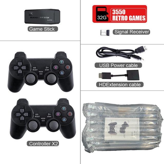 Video Game Console 2.4G Double Wireless Controller Game Stick 4K 20000 games 64GB 32GB Retro games For TV boy gift - Digital Edges | Online Electronics Store