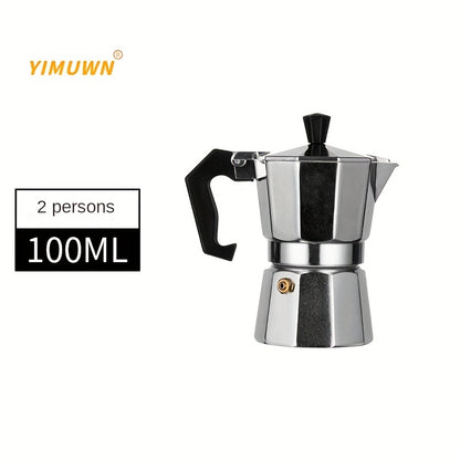 Italian Style Stovetop Espresso Maker - Aluminium Mokka Pot - Digital Edges | Online Electronics Store