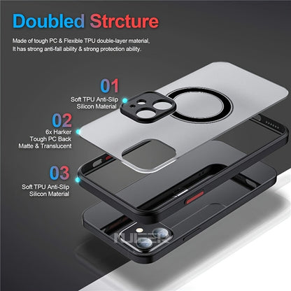 Luxury Magnetic Shockproof Armor Phone Case Cover For Magsafe Wireless Charging For IPhone 13 14 12 11 Pro Max Mini Plus - Digital Edges | Online Electronics Store