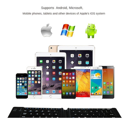 Wireless Folding BT Magnetic Keyboard For Phones & Tablets - Digital Edges | Online Electronics Store