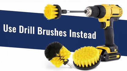 Power Scrubber Drill Brush Set - 7pcs Kit for Cleaning Grout, Floors, Showers, and Cars - Digital Edges | Online Electronics Store