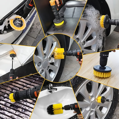 Power Scrubber Drill Brush Set - 7pcs Kit for Cleaning Grout, Floors, Showers, and Cars - Digital Edges | Online Electronics Store