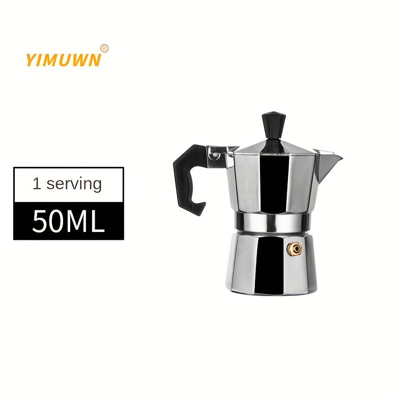 Italian Style Stovetop Espresso Maker - Aluminium Mokka Pot - Digital Edges | Online Electronics Store